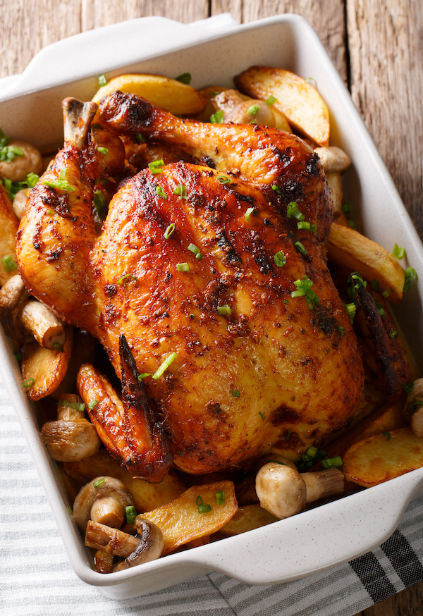 Maple-Glazed-Roasted-Chicken-with-Herb-Potatoes-Recipe-Fairfax-Market-Marin-Grocery-Store