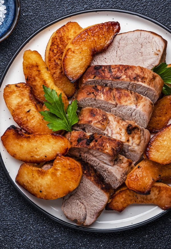 Crispy_Pork_Tenderloin_with_Spiced_Apple_Slice_Recipe_Fairfax_Market_Marin_Grocery_Store_1